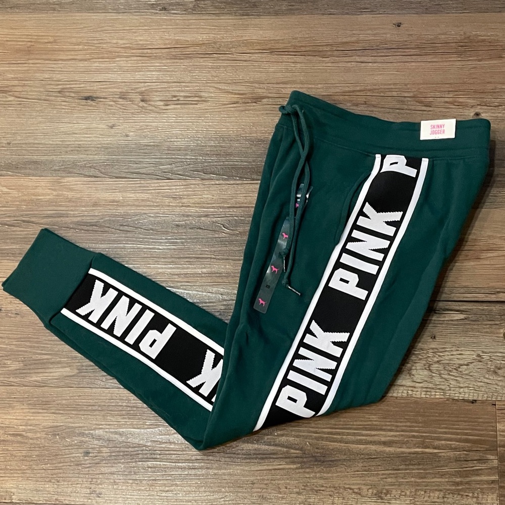 VS PINK Joggers, XS Emerald Green